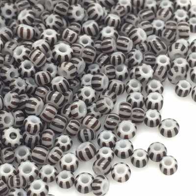 Stribede seed beads